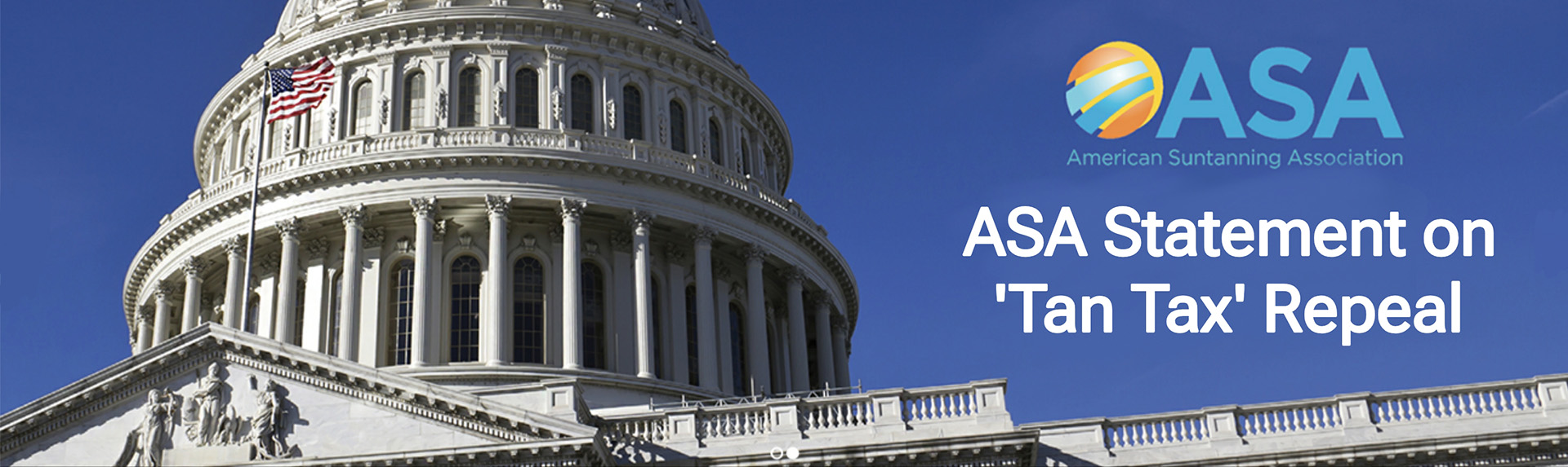 Tan Tax Repeal Banner